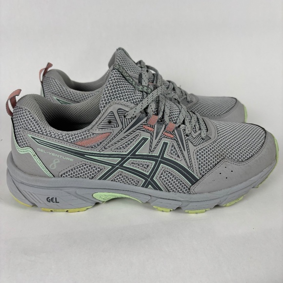 ASICS Gel Venture 8 Piedmont Grey Women's Sneaker Size 10 Run/Trail/Gym - Picture 1 of 14